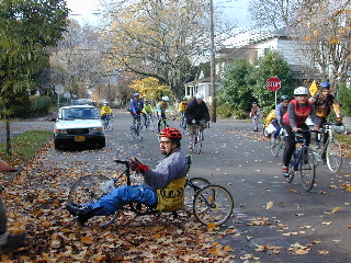 100th tiime around the neighborhood velodrome... 